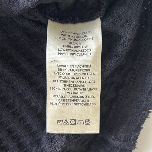 NWT Free People Juicy Long Sleeve Open Back Top Black Large - Picture 7 of 10